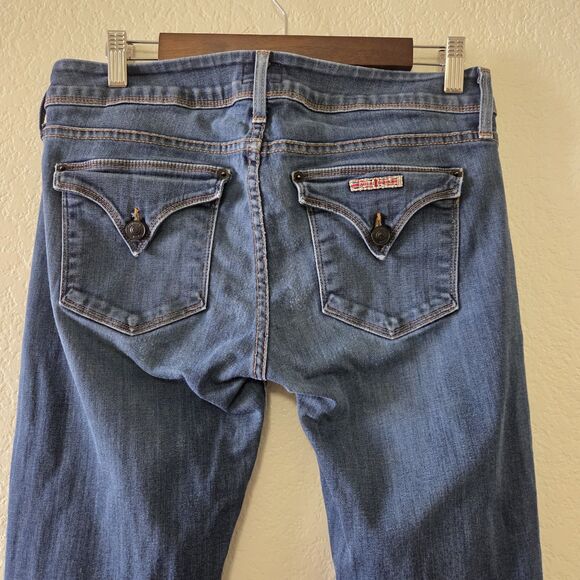 Hudson Ginny Straight Leg Blue Jeans 29 - Picture 5 of 7